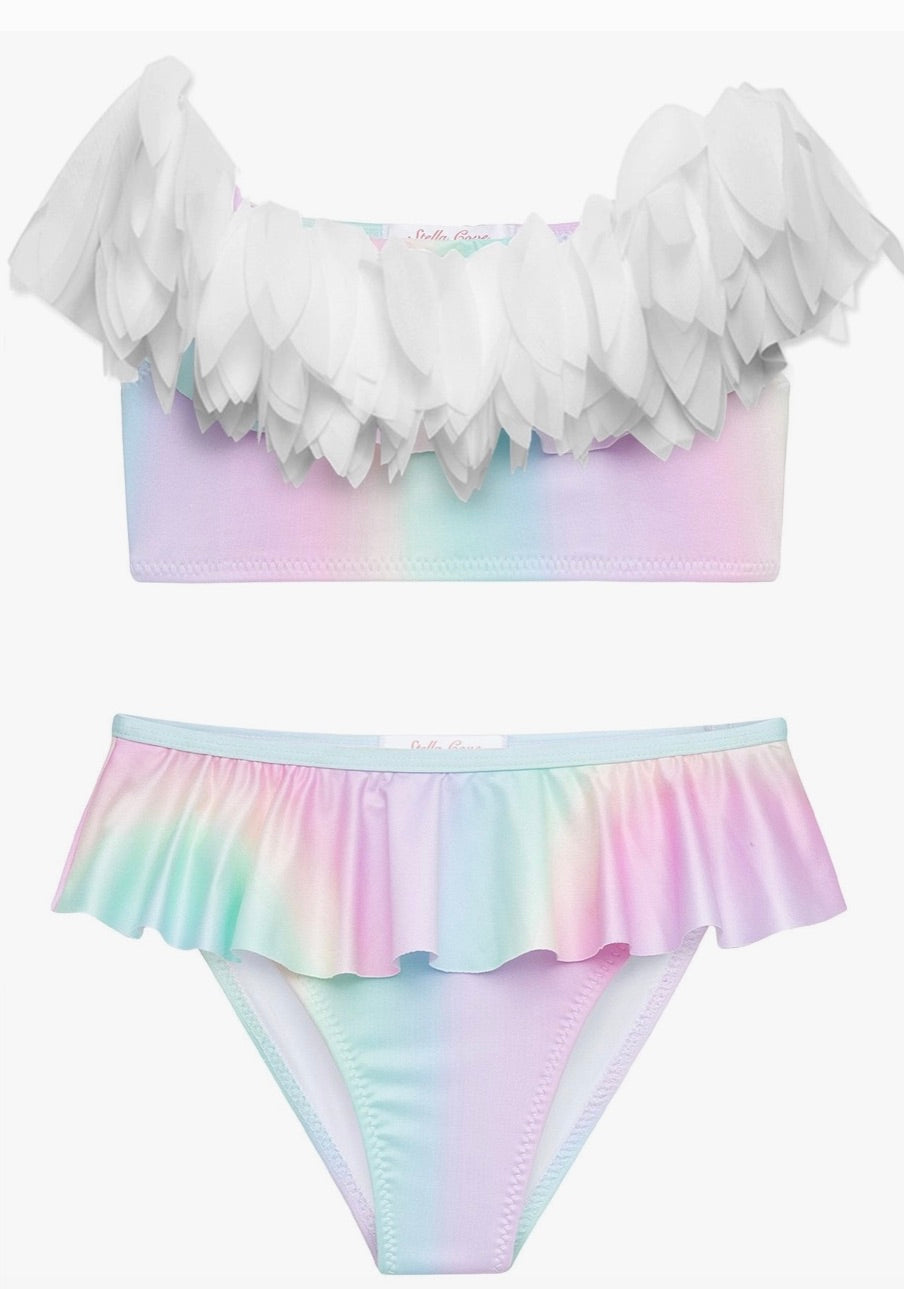 Rainbow Bikini with Petals