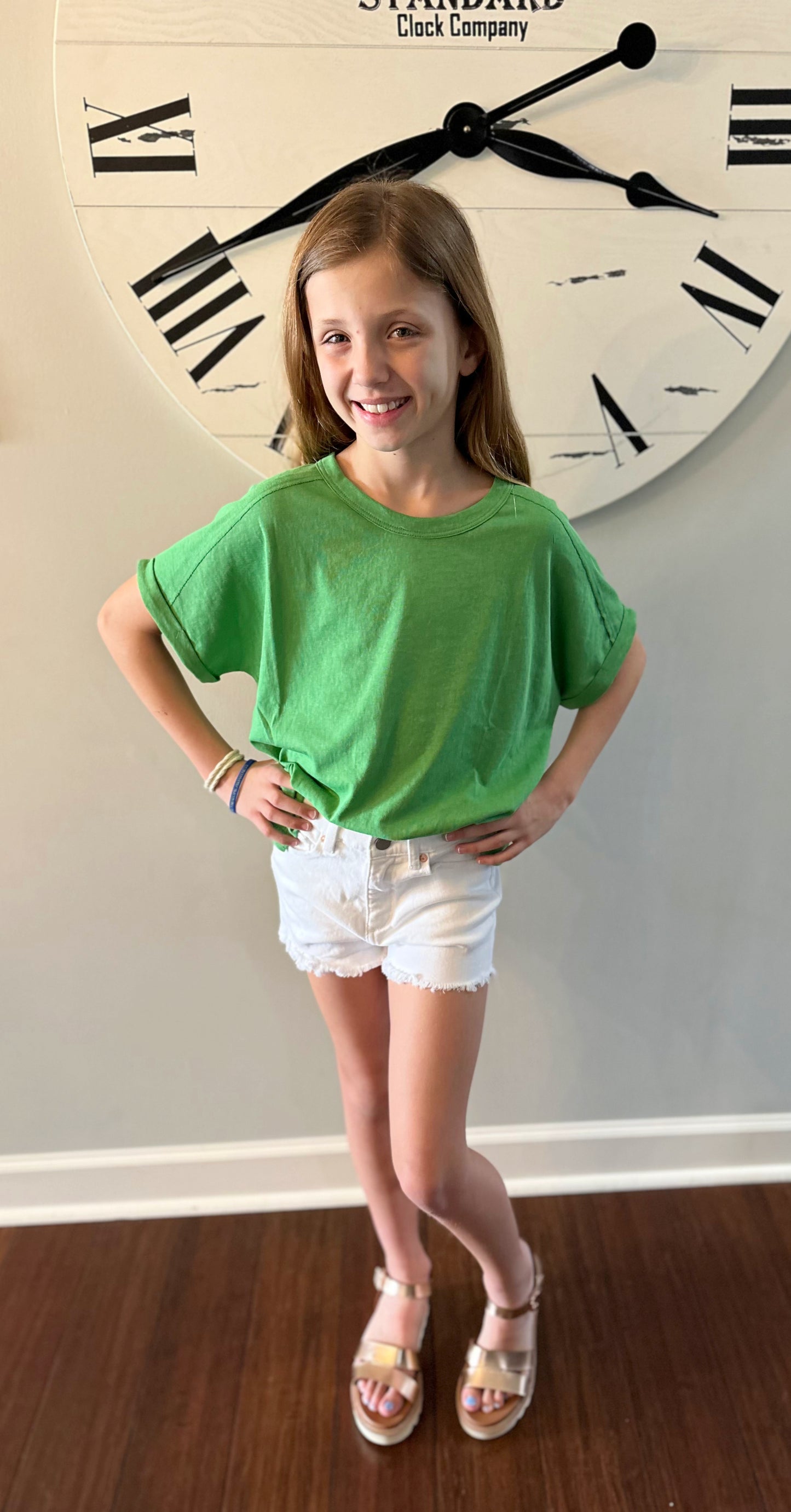 DL 1961 Lucy Short White Frayed