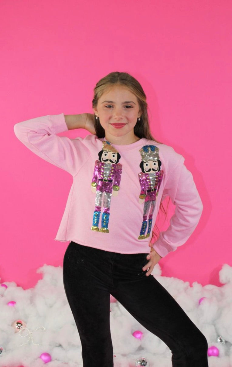 Sequin Nutcrackers Sweatshirt