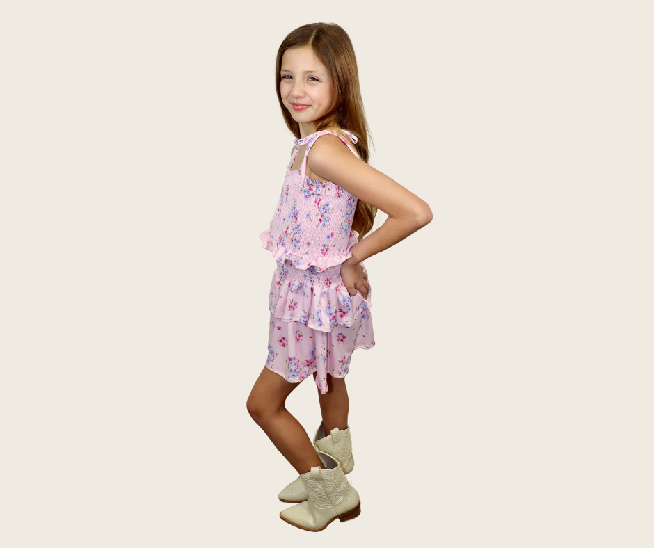 Tweenstyle Pink Floral Dress