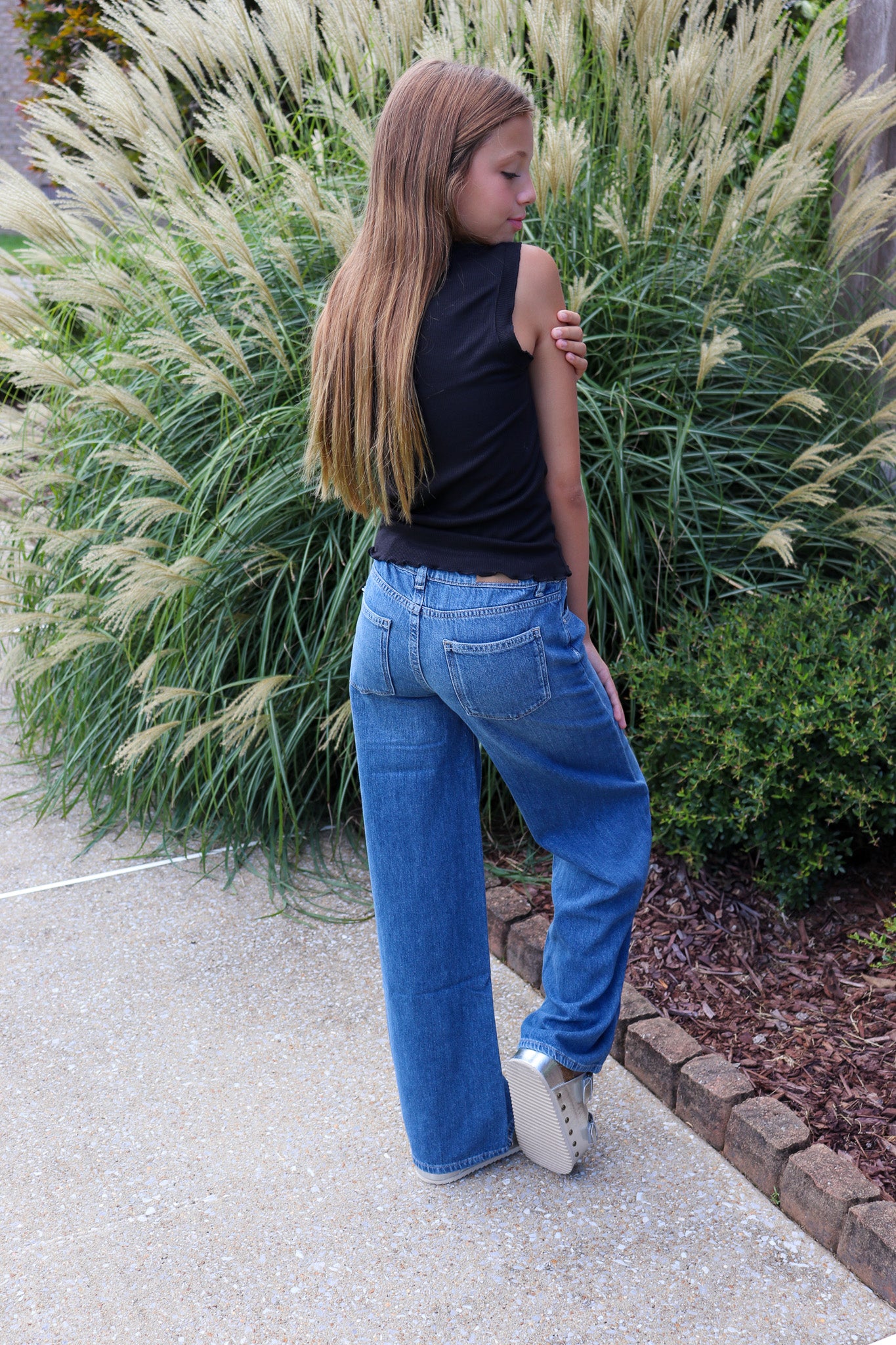 DL 1961 Nini WIde Leg Classic Blue Harbor