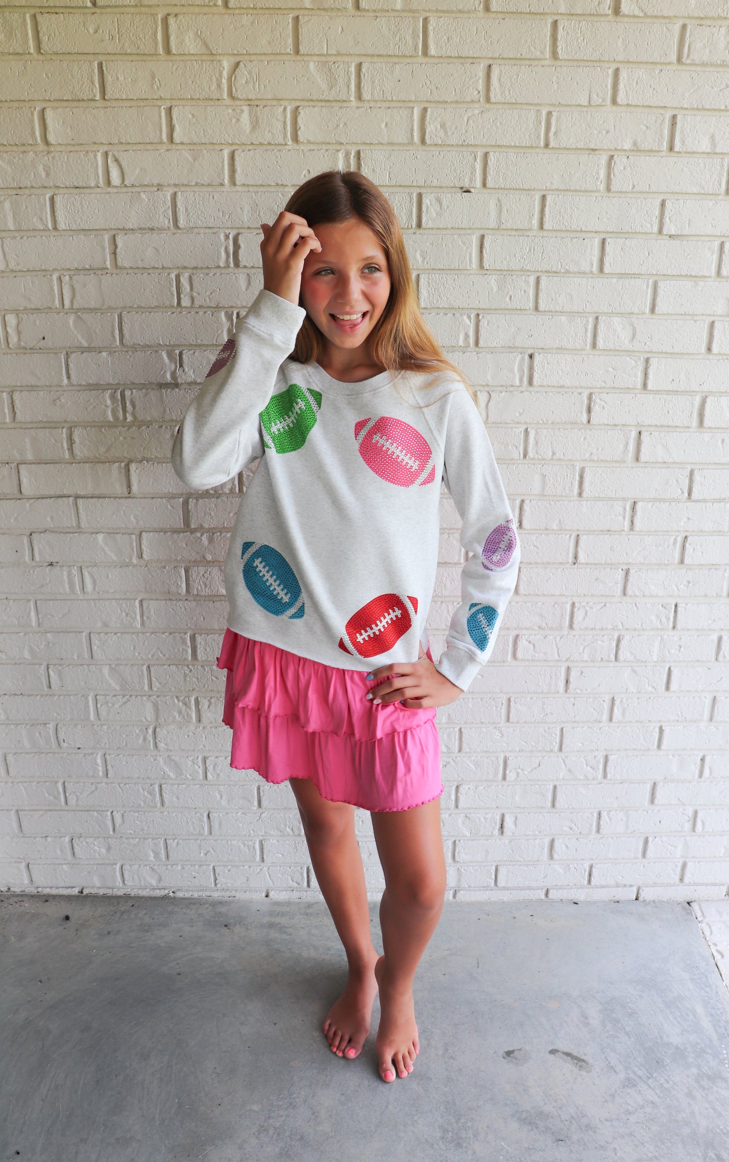 Ruffle Skort - Azalea Pink