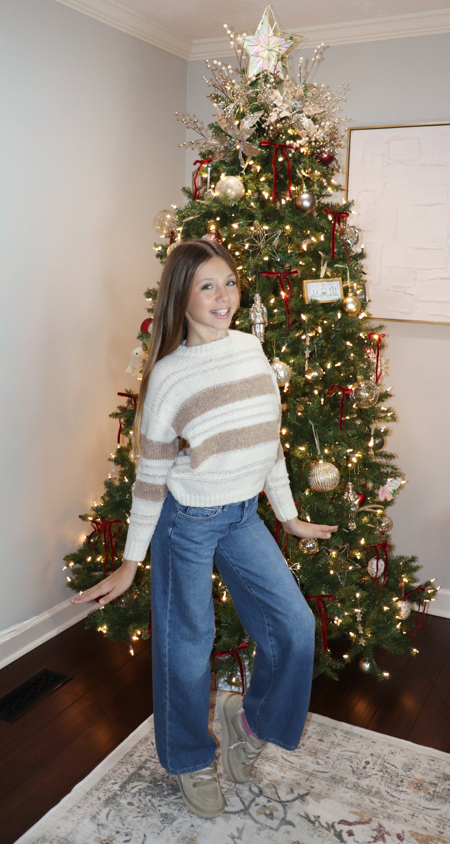 Just a little shimmer Sweater