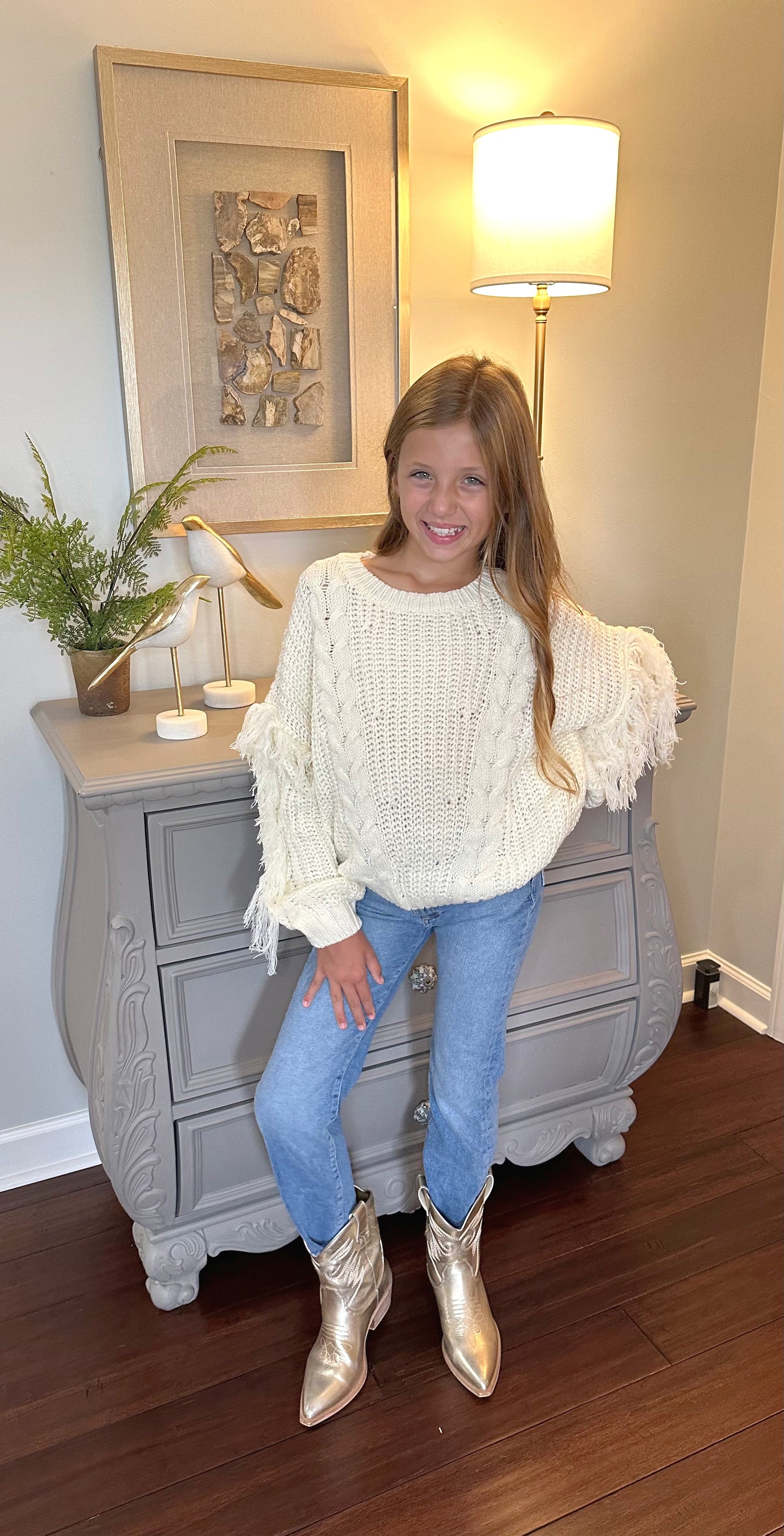 Carter Fringe Sweater