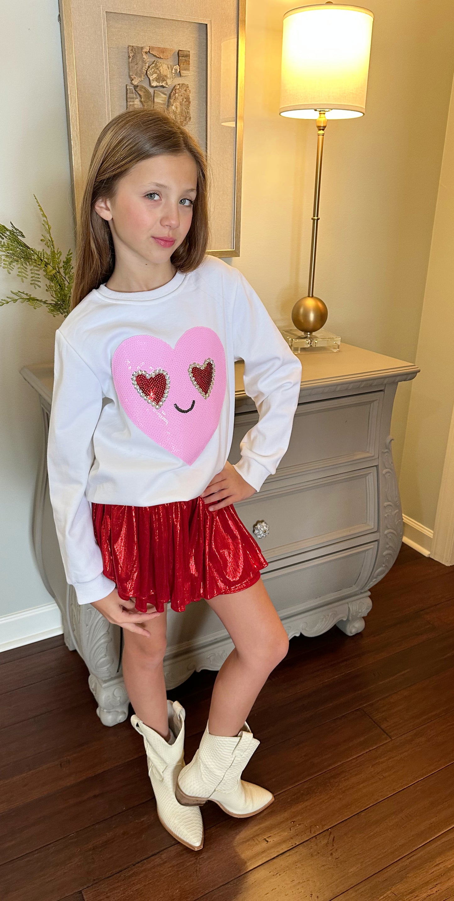 Tweenstyle Heart Eyes Smiley Top