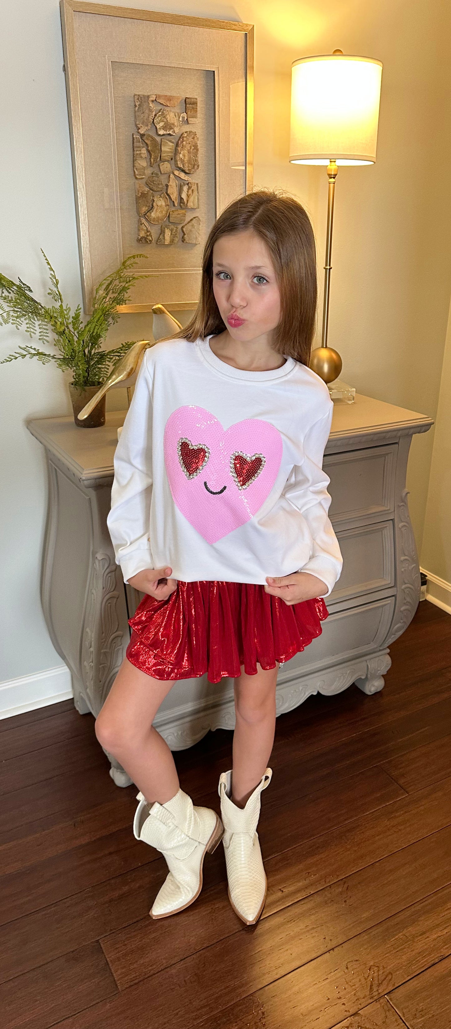 Tweenstyle Heart Eyes Smiley Top