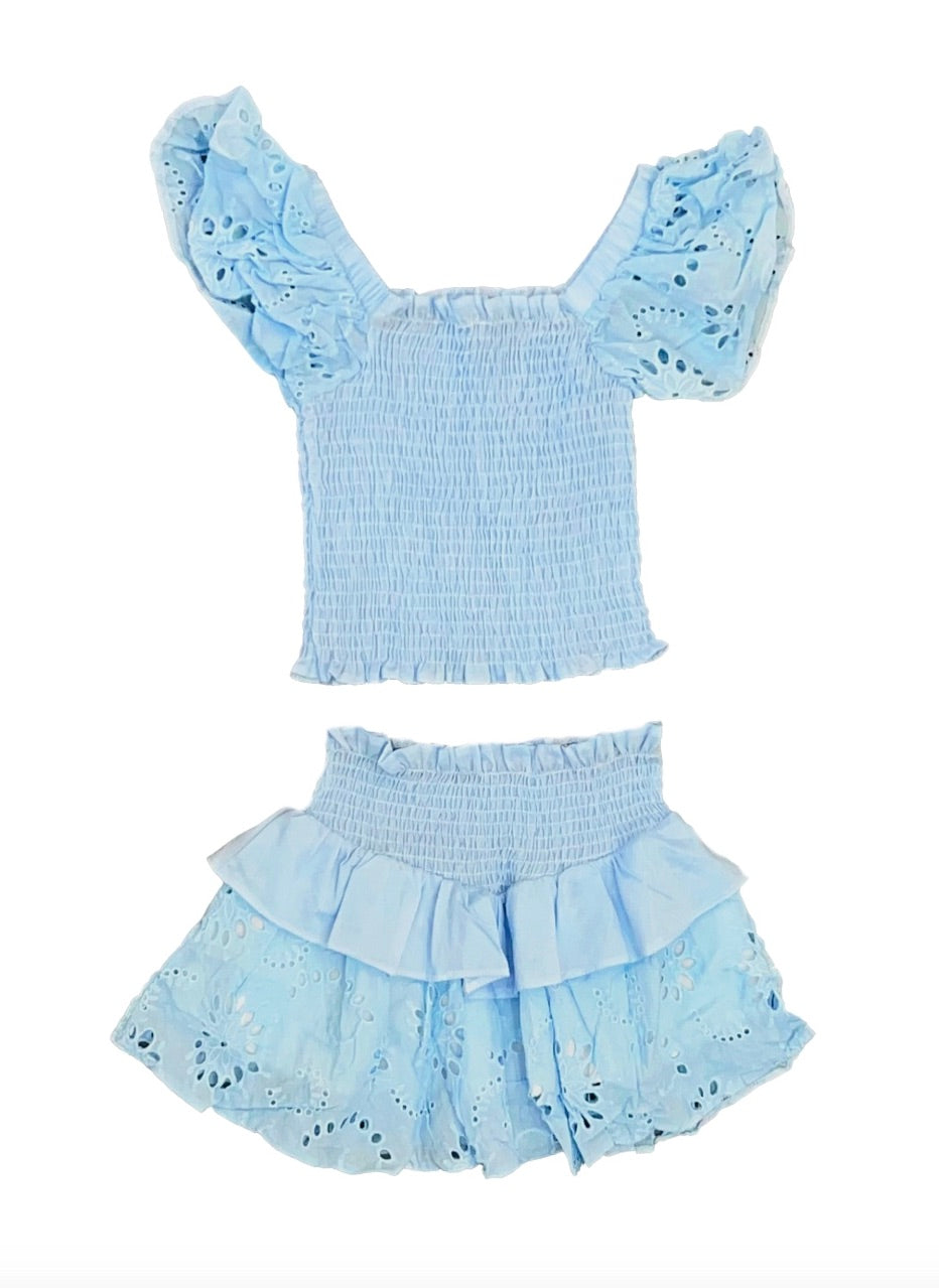 Tweenstyle Eyelet Set (Light Blue)