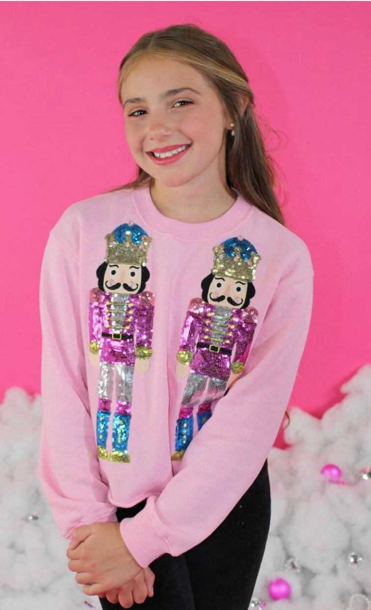 Sequin Nutcrackers Sweatshirt