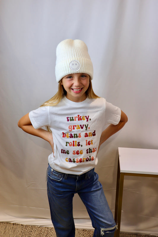 Turkey Gravy Beans and Rolls Kid Shirt