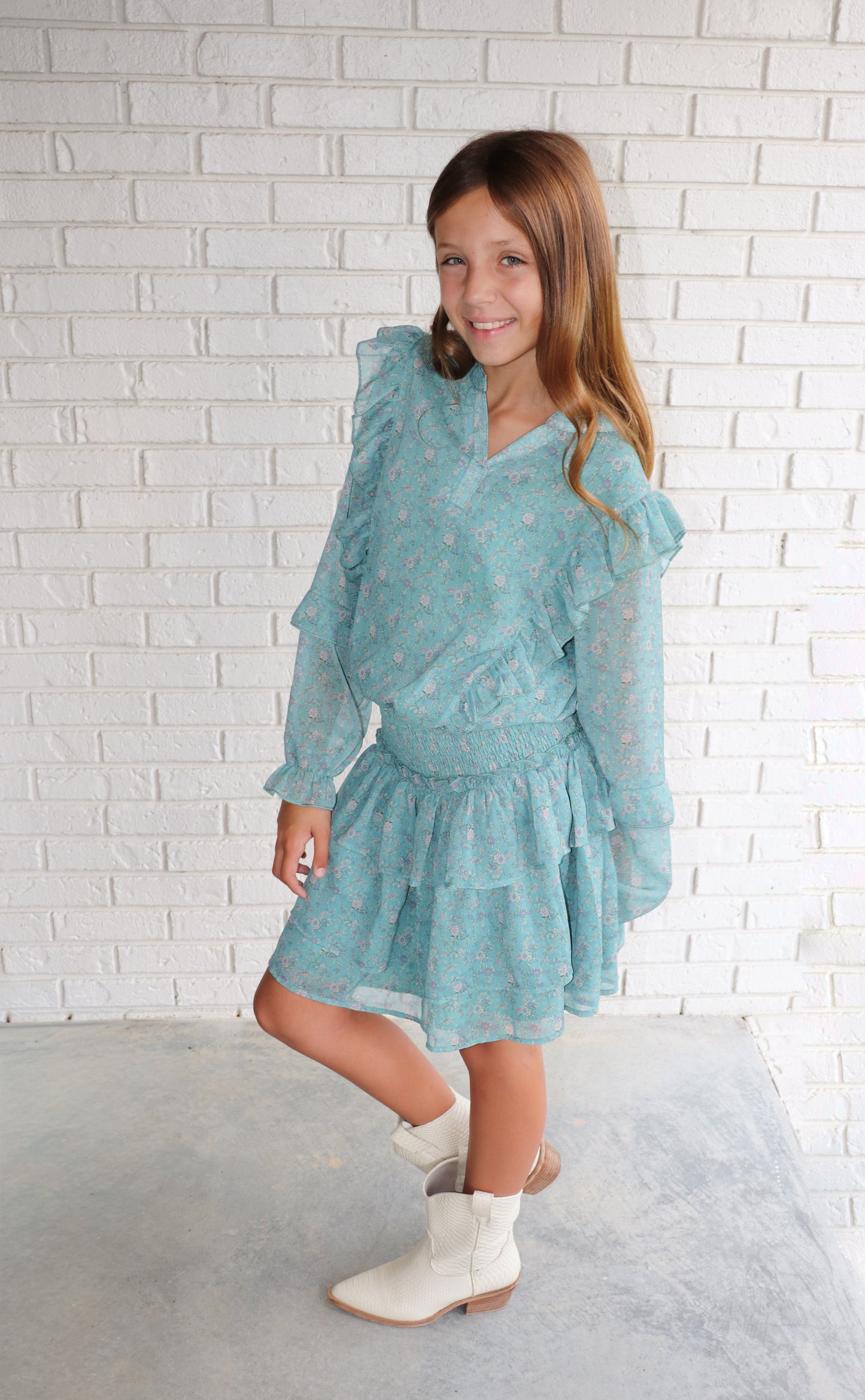 PLEAT Cambell Whimsy Dress