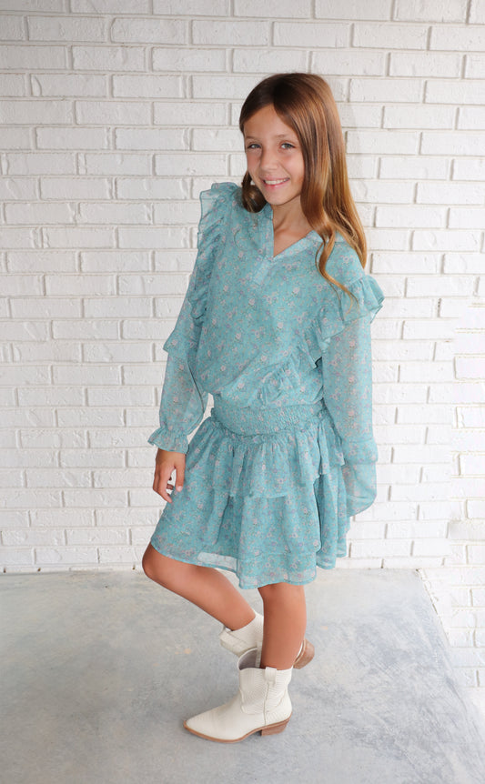PLEAT Cambell Whimsy Dress