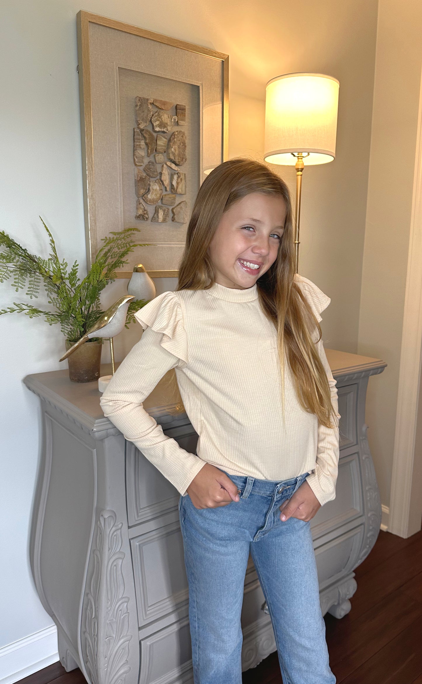 Sadie & Sage TWEEN LOVELY RUFFLE SLEEVE